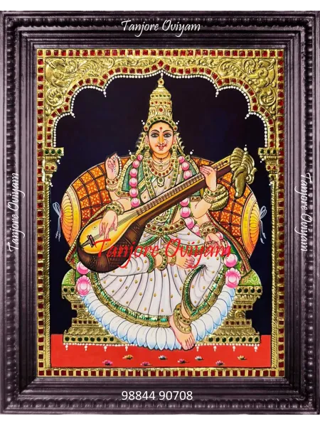 Traditional Saraswathi Painting